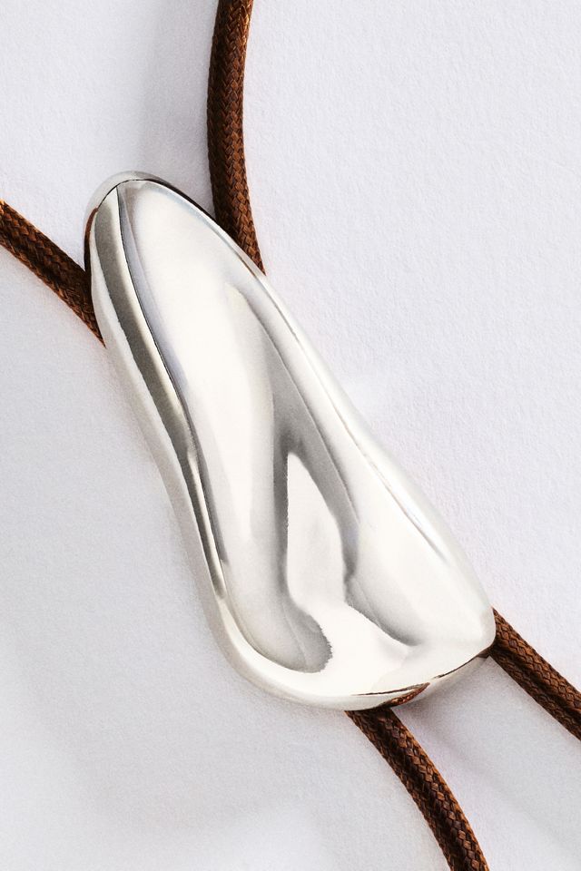 By Anthropologie Sculptural Bolo Necklace #1