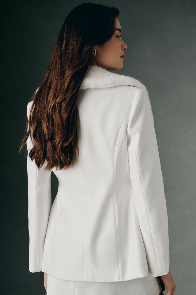 Mare Mare Faux Fur Trim Jacket #2
