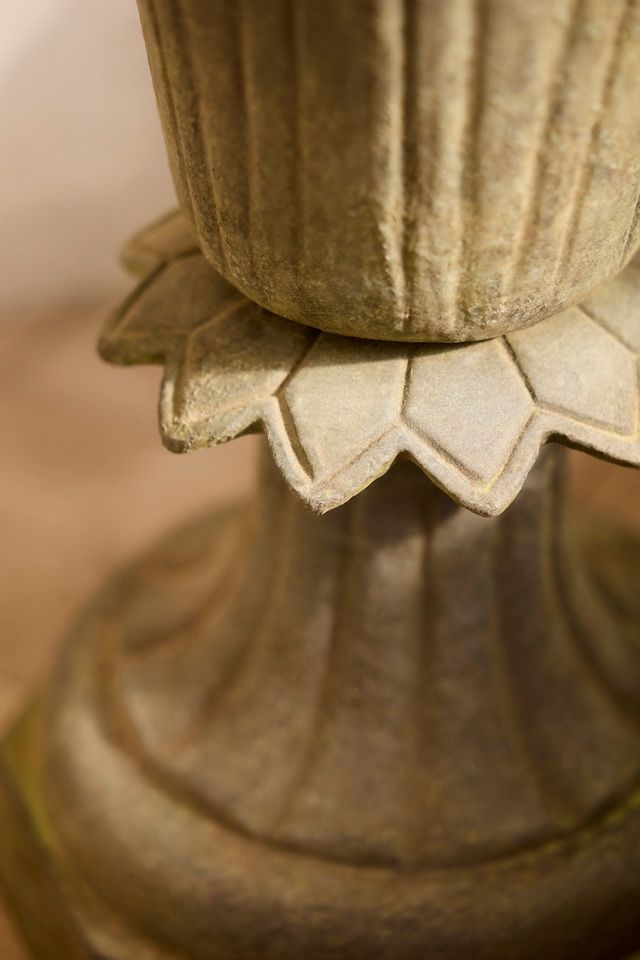 Tulip Cast Iron Urn #1