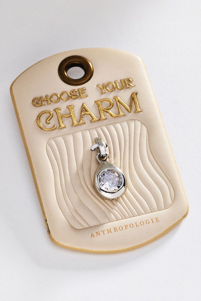 By Anthropologie Circle Bezel Charm #1