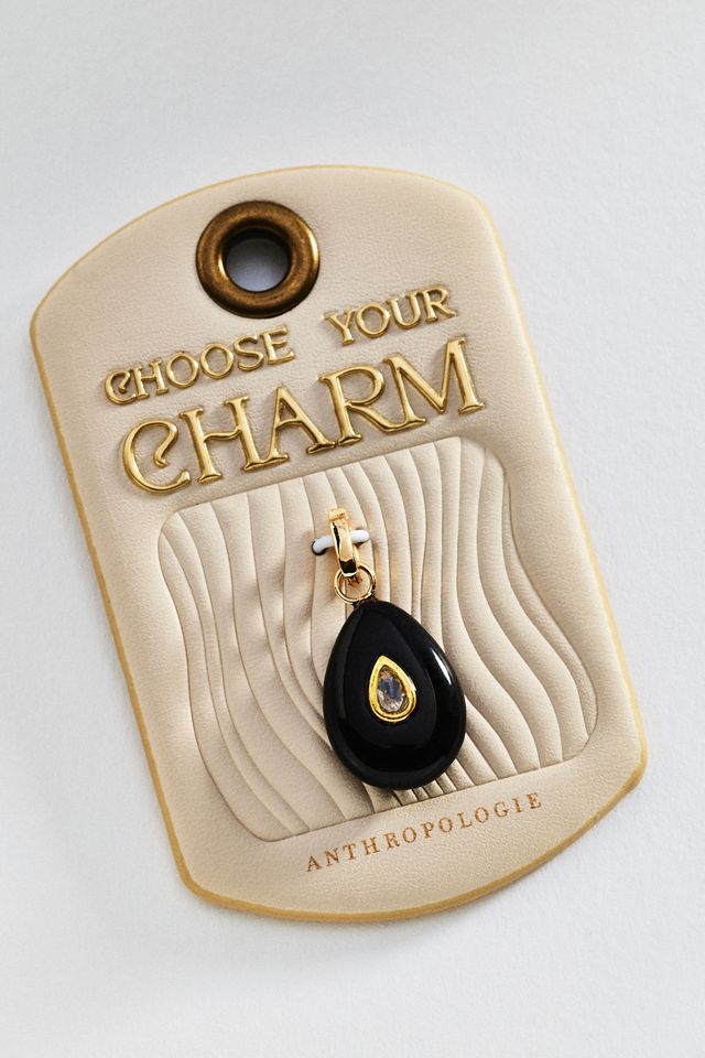 By Anthropologie Organic Stone Charm #2
