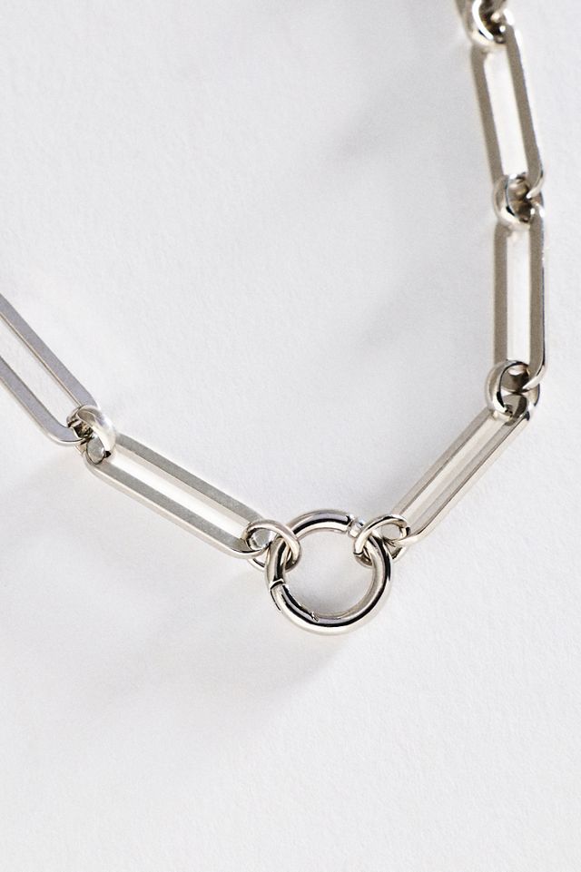 By Anthropologie Paperclip Chain Necklace #1