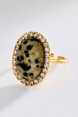 By Anthropologie Stone Cocktail Ring