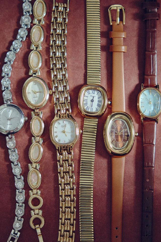 By Anthropologie Round Face Metal Watch #3
