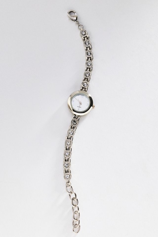 By Anthropologie Round Pavé Bracelet Watch #1