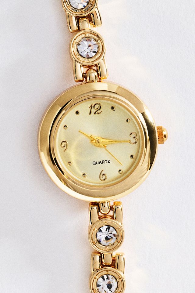By Anthropologie Round Pavé Bracelet Watch #2