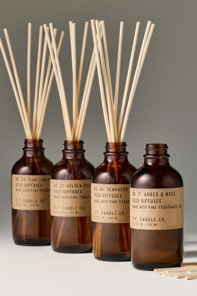 P.F. Candle Co. Fresh Golden Coast Glass Reed Diffuser #1