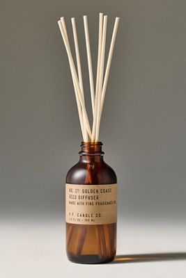 P.F. Candle Co. Fresh Golden Coast Glass Reed Diffuser