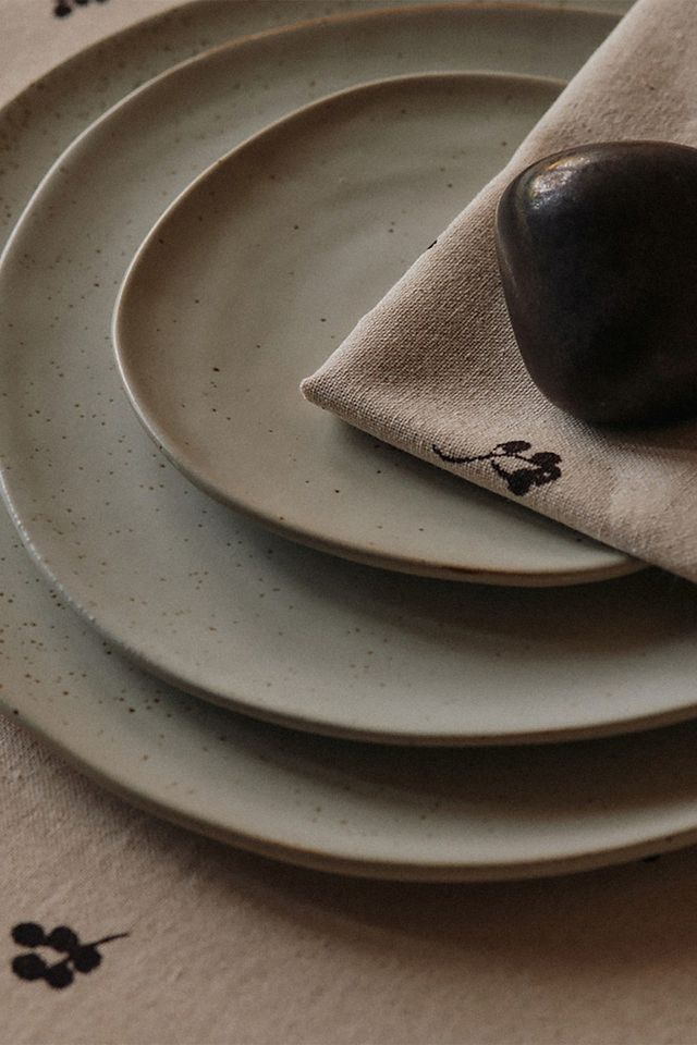 Ferm Living Flow Stoneware Dinner Plate #3