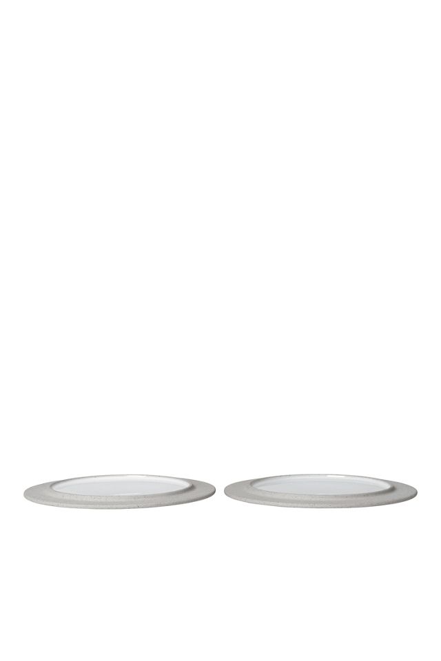 Ferm Living Stoneware Reversible Dessert Plates, Set of 2 #3