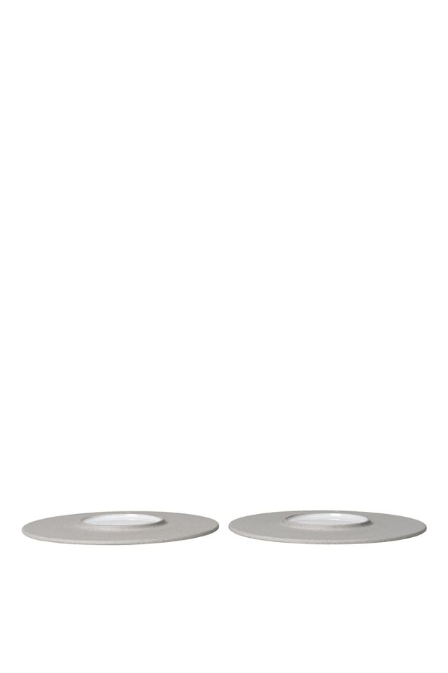 Ferm Living Stoneware Reversible Dessert Plates, Set of 2 #4