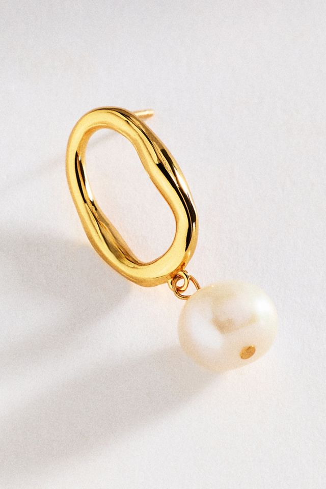 Zepplin the Label Sorrento Freshwater Pearl Earrings #1