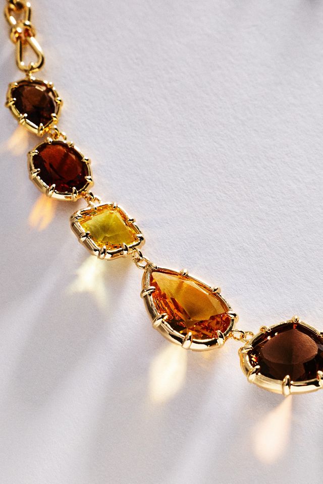 By Anthropologie Prong Statement Necklace #1