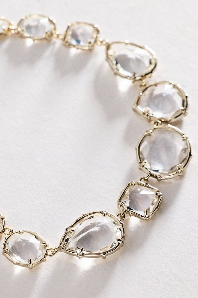 By Anthropologie Crystal Statement Necklace #1
