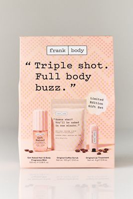 Frank Body Triple Shot Full Body Buzz Holiday Set