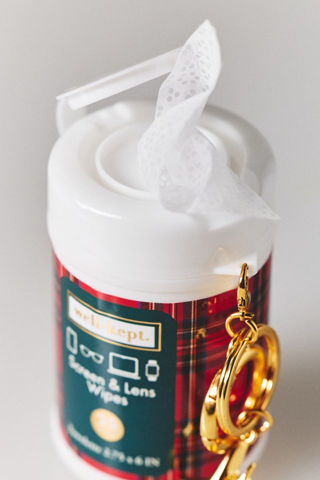 Well-Kept Towelettes Royal Stewart Mini Charm Canister #1