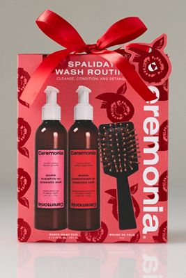 Ceremonia Holiday Kit Guava Protect & Repair Wash Duo & Limited Edition Travel Brush