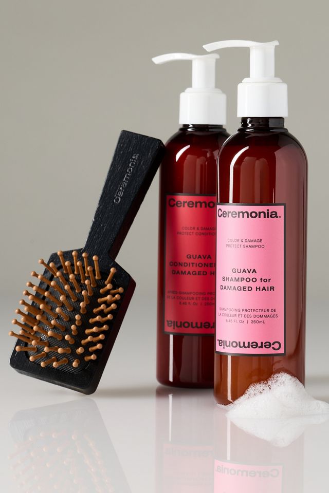 Ceremonia Holiday Kit Guava Protect & Repair Wash Duo & Limited Edition Travel Brush #1