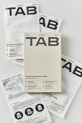 TAB Silverfusion Sheet Mask Refill, Set of 4