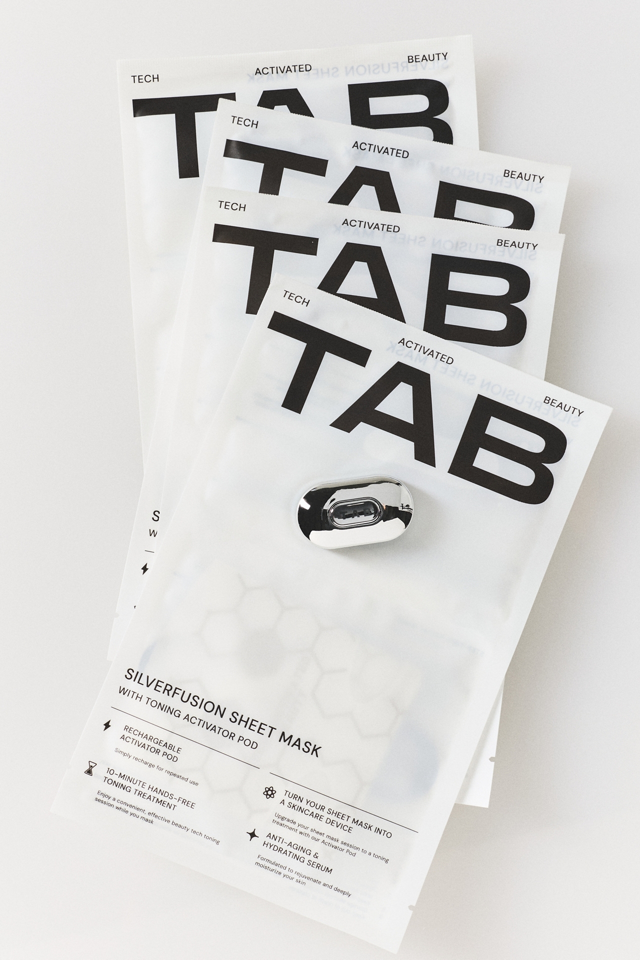 TAB Silverfusion Sheet Mask + Toning Activator Pod