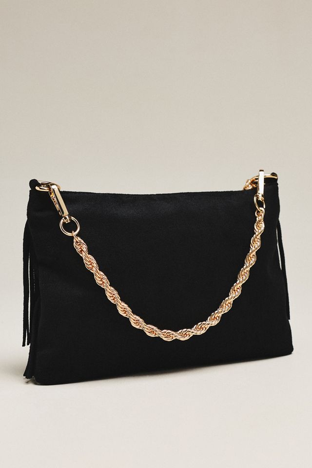 Lisi Lerch Sloane Faux Suede Fringe Shoulder Bag #1