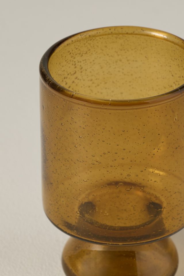 Seeded Goblet Glass #1