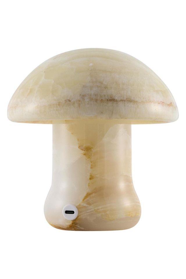 Caviya Marble Mushroom Cordless Rechargeable Table Lamp #2