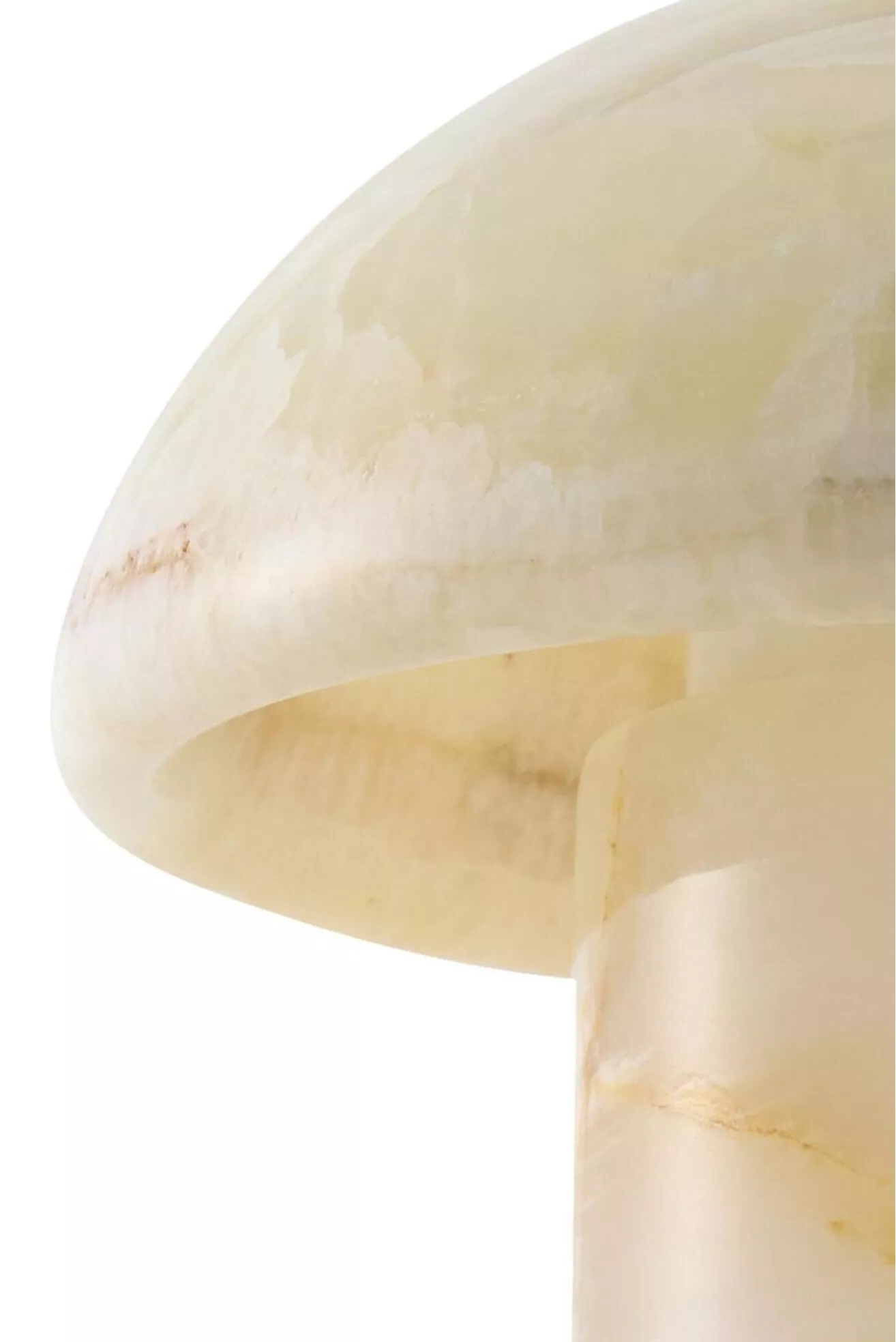 Caviya Marble Mushroom Cordless Rechargeable Table Lamp - thumbnail 4