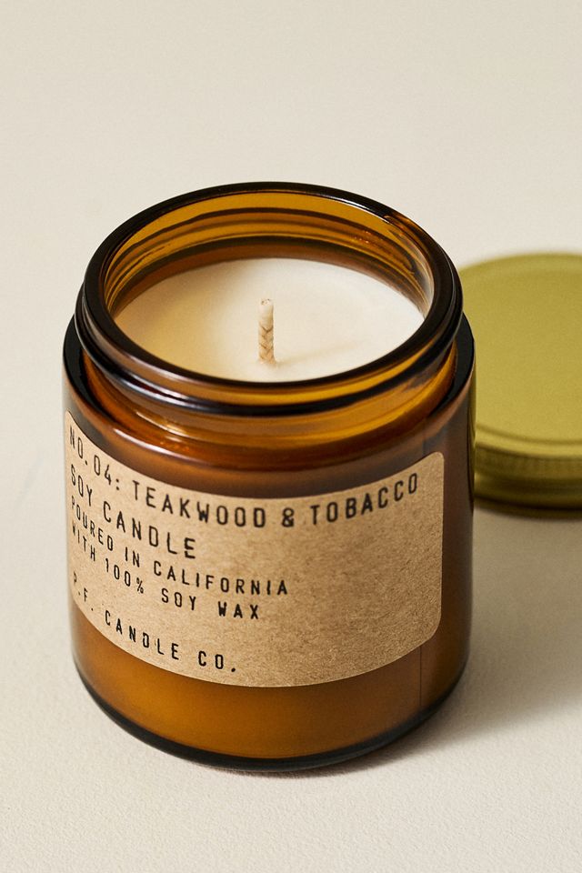 P.F. Candle Co. Woody Teakwood & Tobacco Mini Glass Candle #2