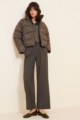 Line + Dot Clyde Tweed Puffer Jacket