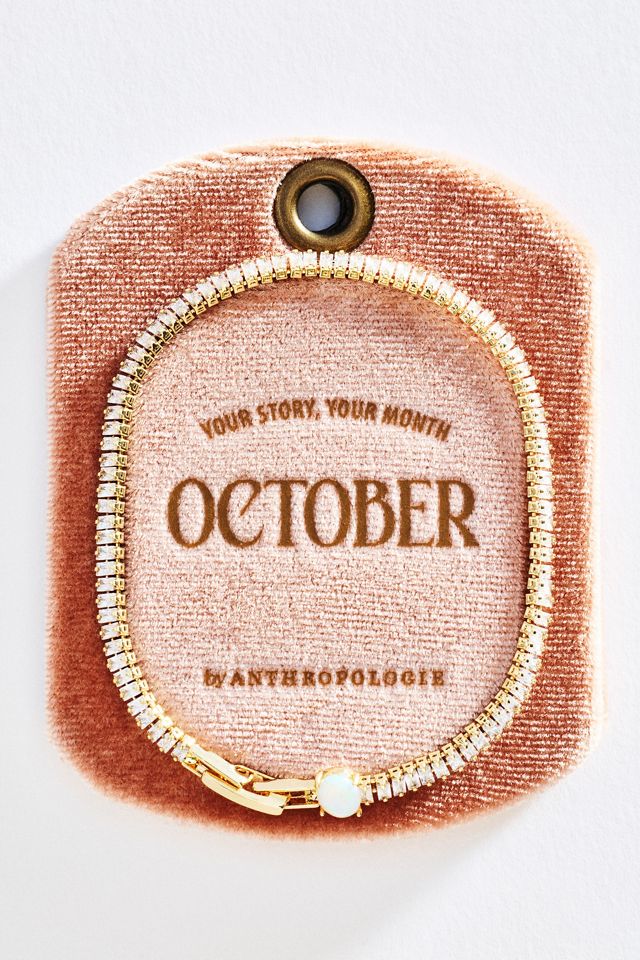 By Anthropologie Birthstone Tennis Bracelet #1