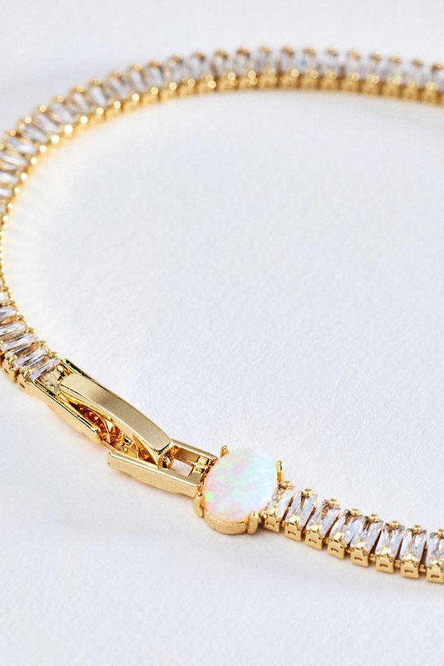 By Anthropologie Birthstone Tennis Bracelet #2