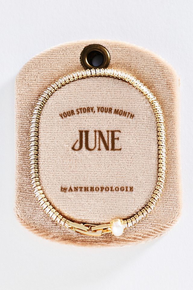 Pulsera de Tenis con Piedra de Nacimiento By Anthropologie #1