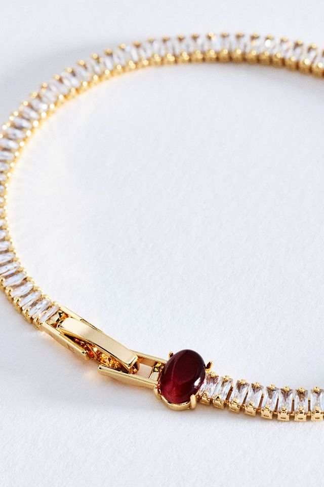By Anthropologie Birthstone Tennis Bracelet #2