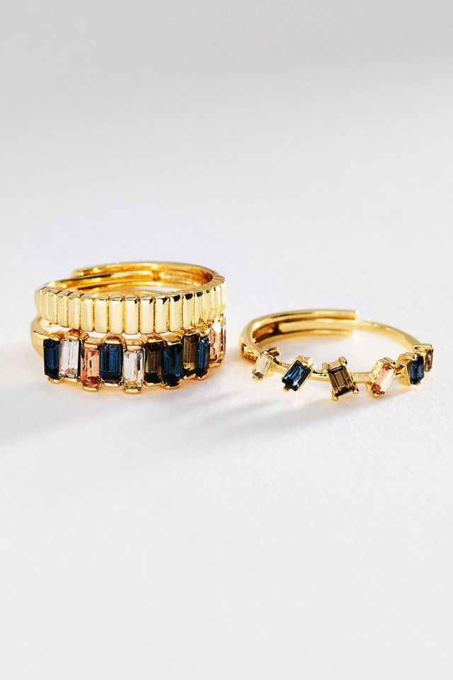 By Anthropologie Signet-Stapelringe, 3er-Set #1