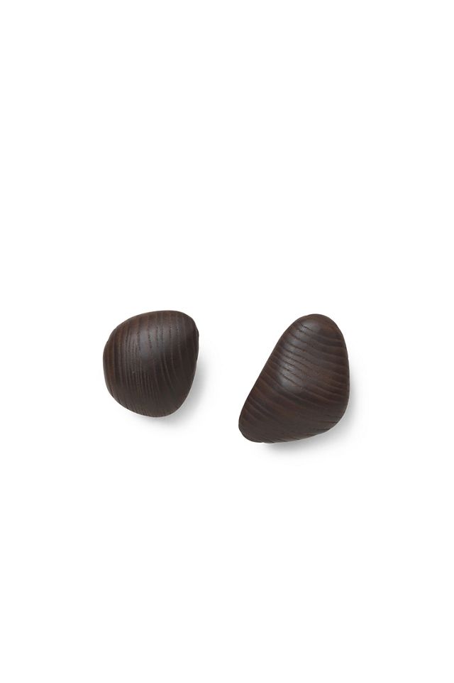 Cairn Solid Ash Wood Hook, Set of 2 #1