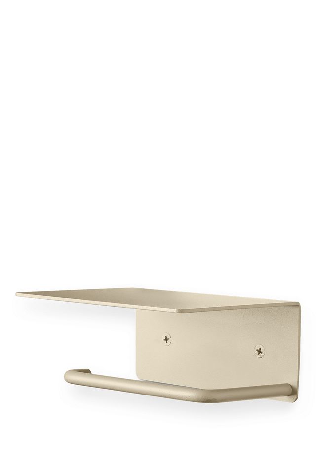 Dora Coated Stainless Steel Toilet Paper Holder Shelf #1