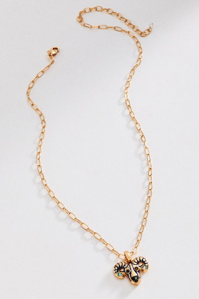 By Anthropologie Zodiac Charm Necklace #2
