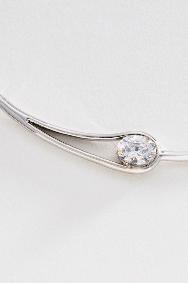 By Anthropologie Crystal Loop Collar Necklace #1