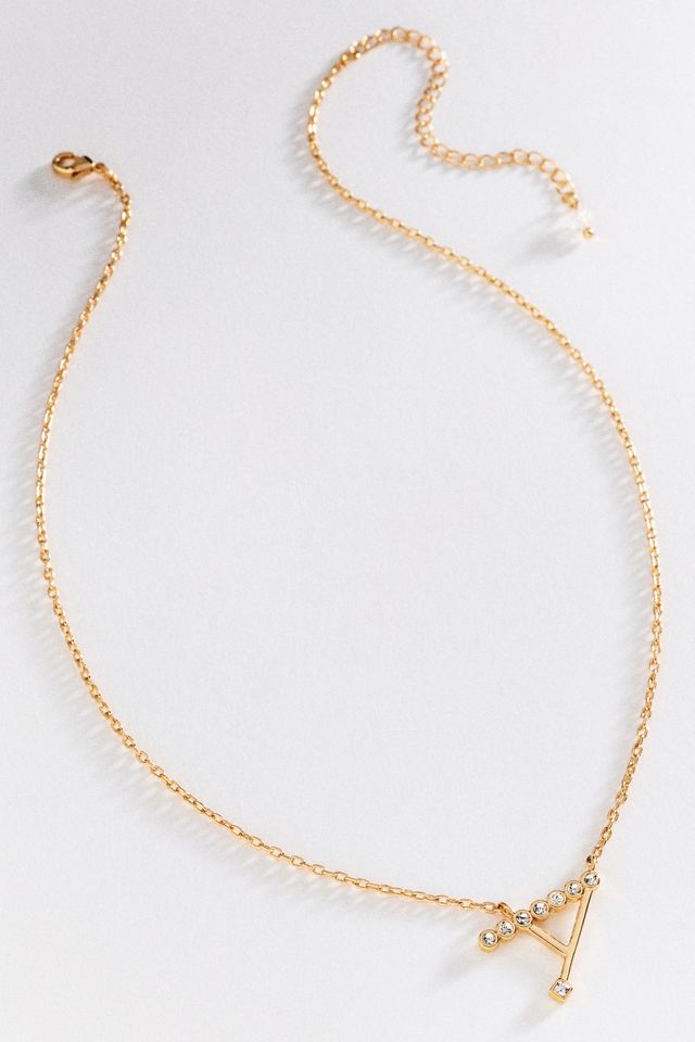 By Anthropologie Sideways Initial Necklace | Anthropologie