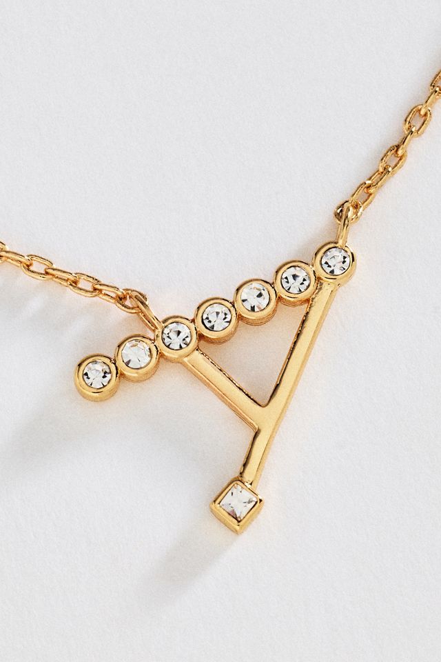 By Anthropologie Sideways Initial Necklace | Anthropologie