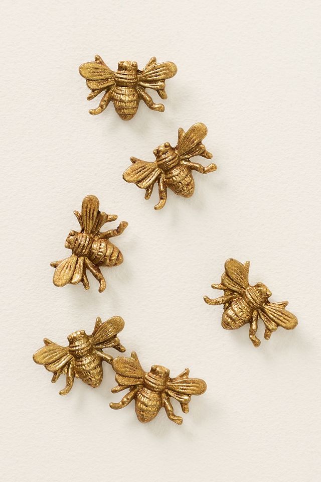 Bee Magnets, Set of 6 #1
