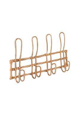 Rattan Woven Wall Hook Rack