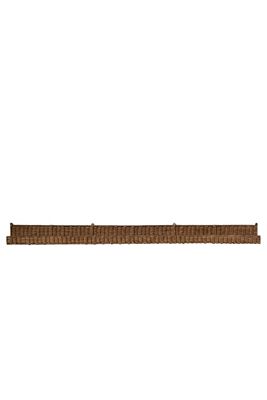 Handwoven Rattan Wall Shelf with Ledge