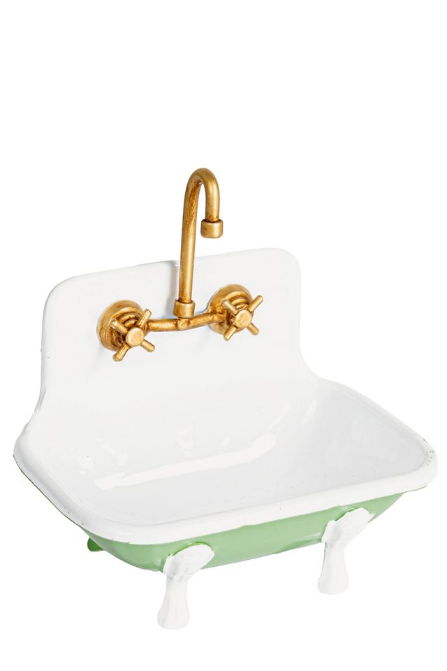 Claw Foot Metal Sink Soap Dish #1