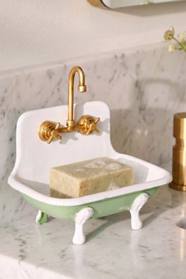 Claw Foot Metal Sink Soap Dish