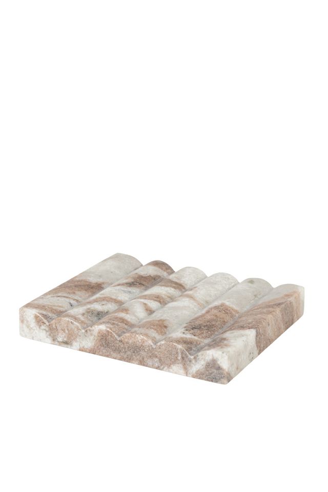 Hand-Carved Multi-Marble Soap Dish #1