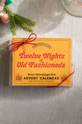 12 Nights of Old Fashioneds Cocktail Cube Advent Calendar
