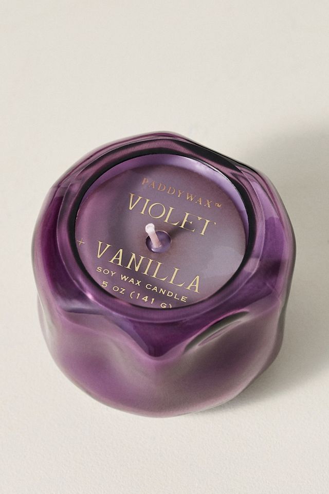 Floral Violet & Vanilla Mini Glass Candle #2