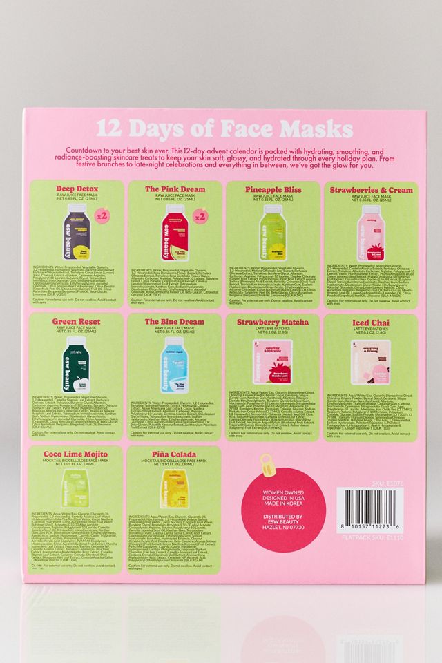 ESW Beauty 12 Days of Face Masks Advent Set #3